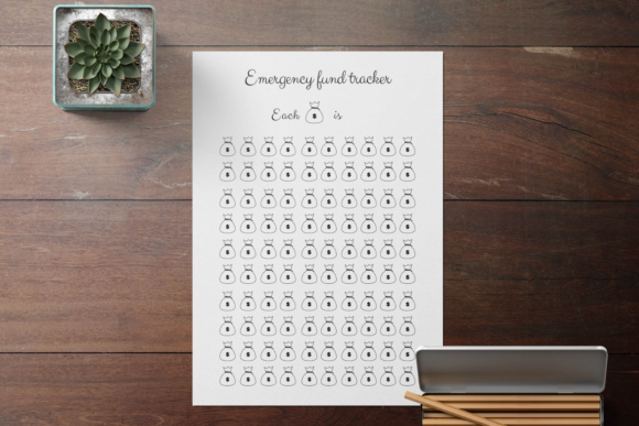 Download Emergency Fund Tracker, Savings Tracker - Fund tracker Collection