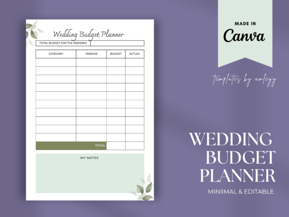 Download Wedding Budget Planner Template | Budget - Planner template Collection