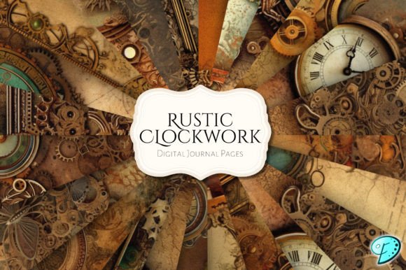 Download Rustic Clockwork Printable Journal Pages - Premium Resources