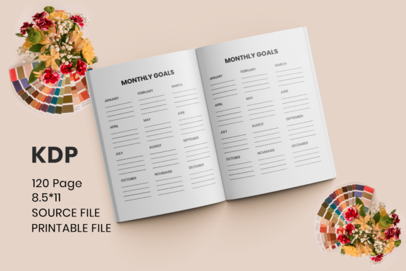 Download Monthly Goals KDP Interiors - Monthly goals Collection