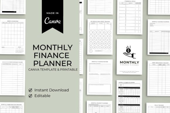 Download Monthly Finance Planner Template - Planner template Collection