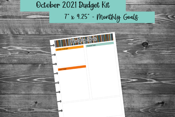Download Halloween October Budget Monthly Goals - Monthly goals Collection