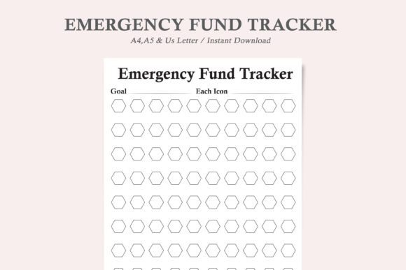 Download Emergency Fund Tracker,Money Challenge - Fund tracker Collection