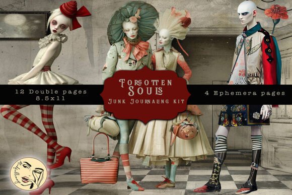 Download Forgotten Souls Junk Journaling Kit - Junk journaling Collection