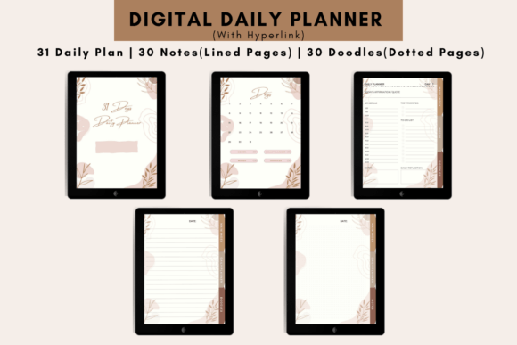 Download Daily Digital Planner, 31 Days V1 - Day Collection