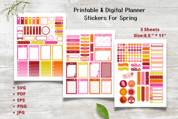 Download Digital &amp; Printable Planner Stickers - Printable planner Collection
