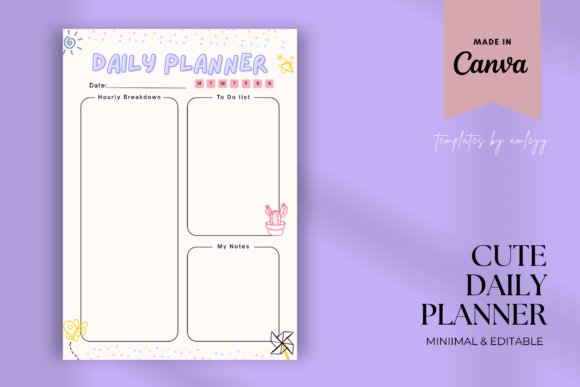 Download Kawaii Daily Planner Template | Cute - Planner template Collection
