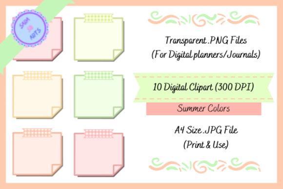 Download Printable Planner Pages (Sticky Notes) - Printable planner Collection