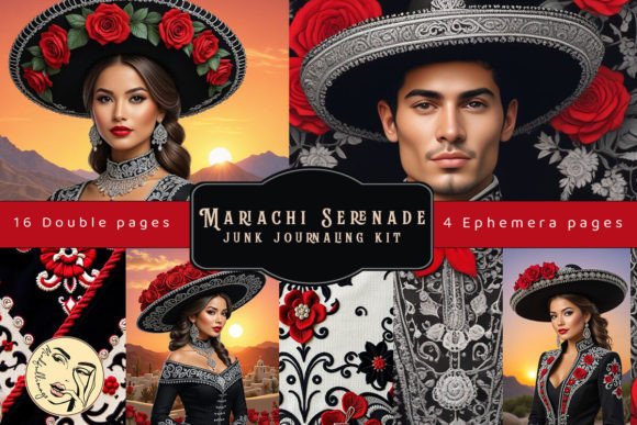 Download Mariachi Serenade Junk Journaling Kit - Junk journaling Collection