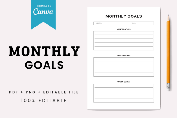 Download Monthly Goals - Monthly goals Collection