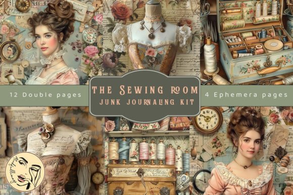 Download The Sewing Room Junk Journaling Kit - Junk journaling Collection